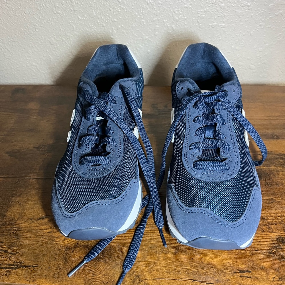 New Balance Dark Blue and White Sneakers